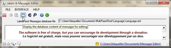 Messages Editor