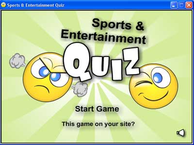 Sports and entertainment quiz