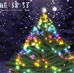 3d Christmas Tree ScreenSaver