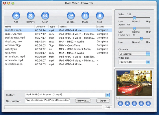 4Media iPod Video Converter for Mac