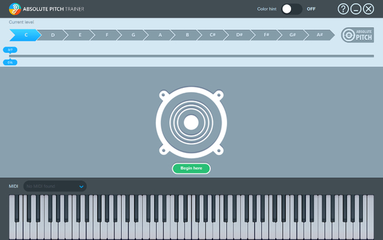 Absolute Pitch Trainer for Mac