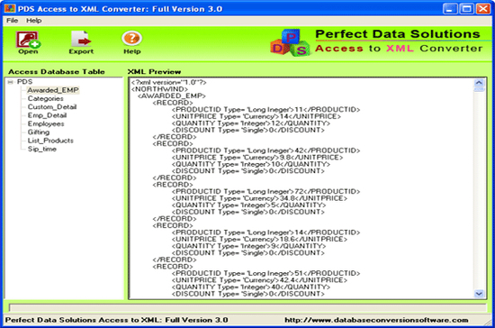 Access to XML