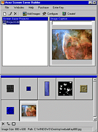 Acez Screen Saver Builder
