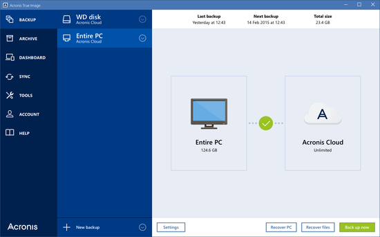 Acronis True Image Cloud