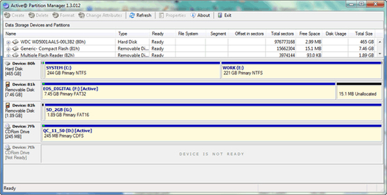 Active Partition Manager