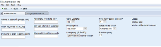 Adwords clicker bot