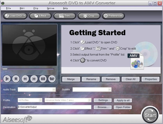 Aiseesoft DVD to AMV Converter