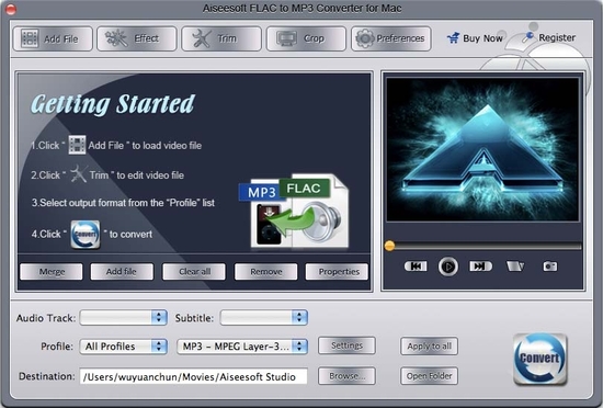 Aiseesoft FLAC to MP3 Converter for Mac