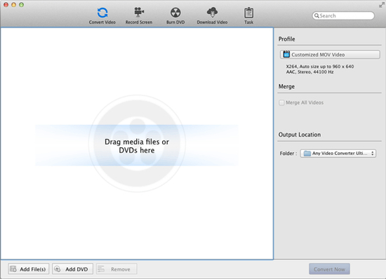 Any Video Converter Ultimate for Mac