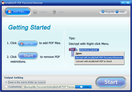 AnyBizSoft PDF Password Remover