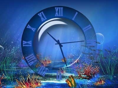 Aquatic Clock Screensaver