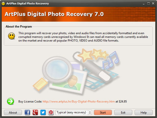 Art Plus Digital Photo Recovery