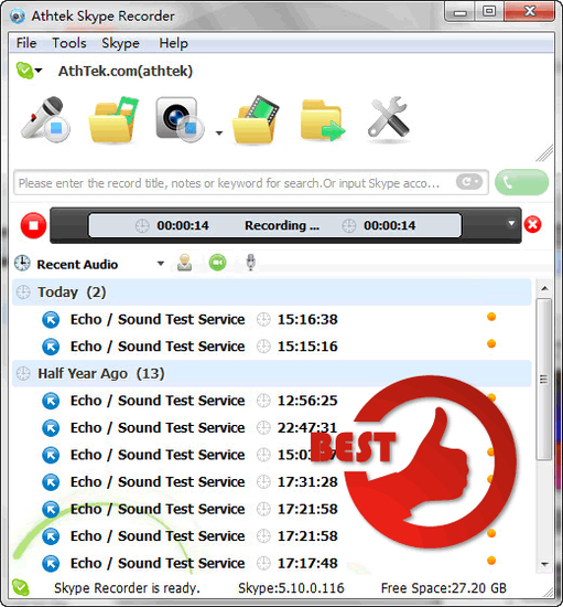 AthTek Skype Recorder