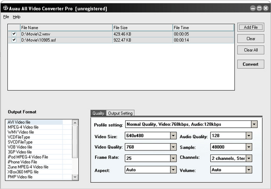 AUAU-Soft All Video Converter Pro