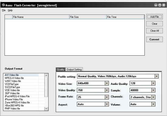 AUAU-Soft Flash Converter