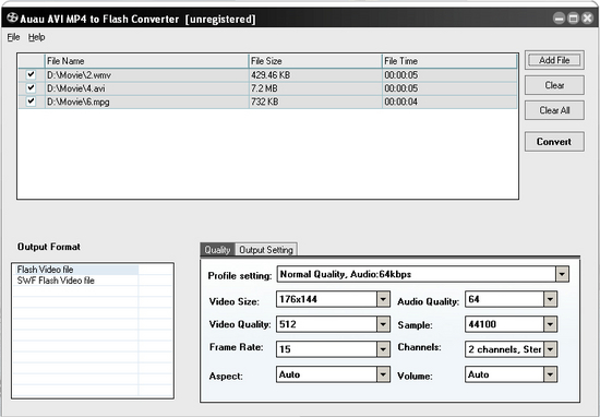 AUAU-Soft MP4 Converter Flash