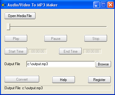 Audio/Video To MP3 Maker