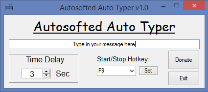 Auto Typer by Autosofted