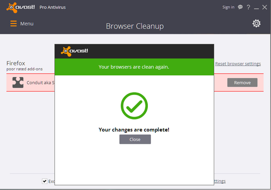 Avast Browser Cleanup 2015