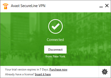 Avast SecureLine VPN for Windows