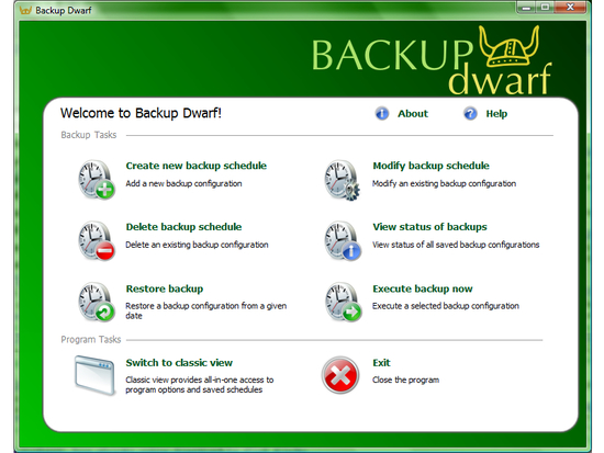 Backup Dwarf Professional Edition