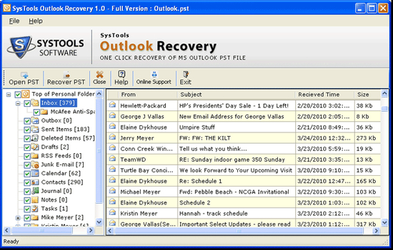 Best PST Recovery Software