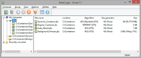 BestCrypt Container Encryption