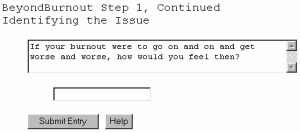 Beyond Burnout, Free Self Help Software