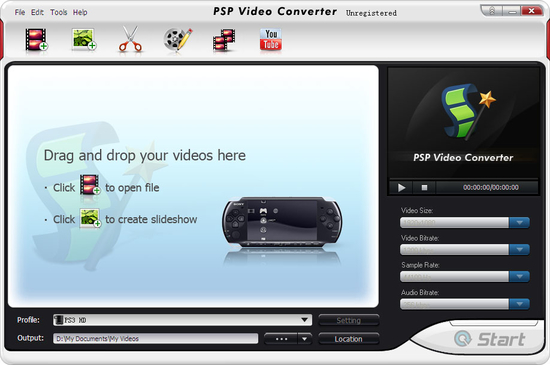 BlazeVideo PSP Video Converter