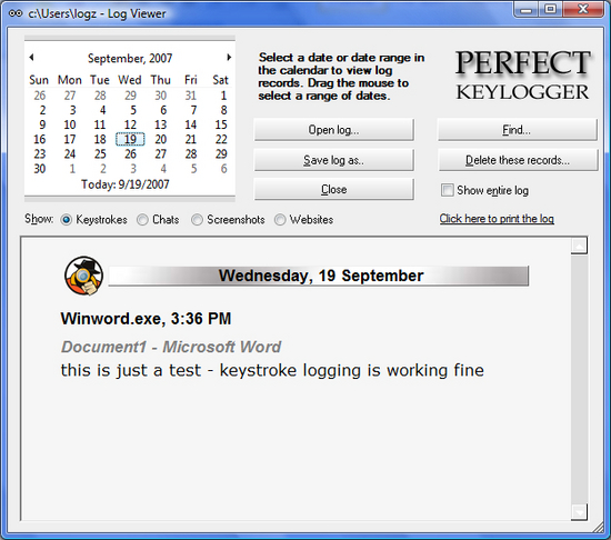 BlazingTools Perfect Keylogger