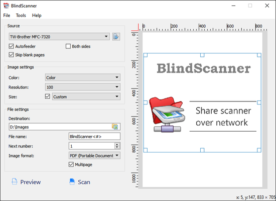 BlindScanner