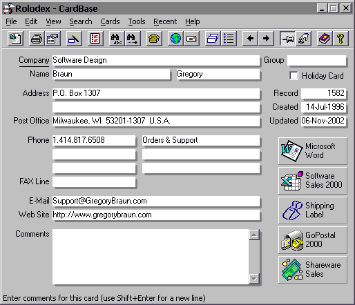 CardBase 2000