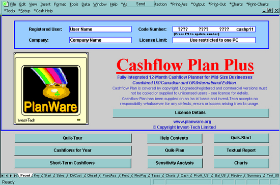 Cashflow Plan Free