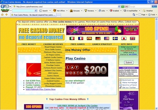 Casino Toolbar