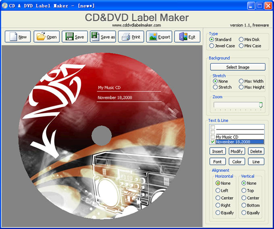 CD&DVD Label Maker