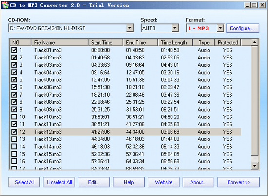 CD to MP3 Converter