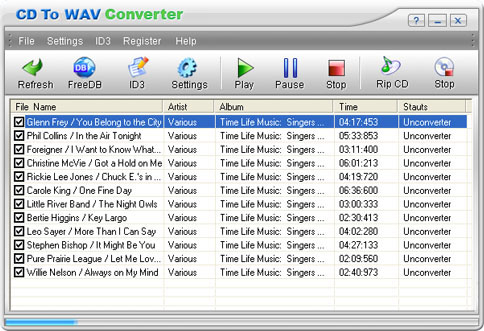 CD To WAV Converter