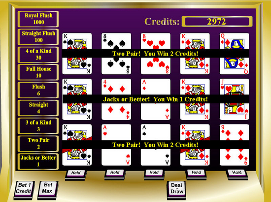 CG1 Triple Video Poker