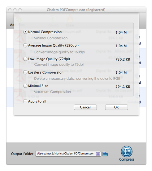 Cisdem PDFCompressor for Mac