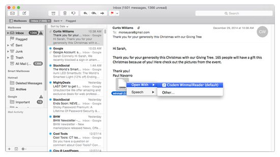 Cisdem WinmailReader for Mac