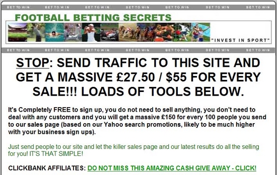 Clickbank Betting Affiliate Program