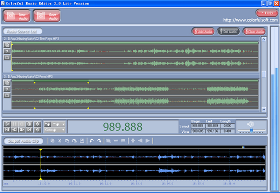 Colorful Music Editor Lite Version