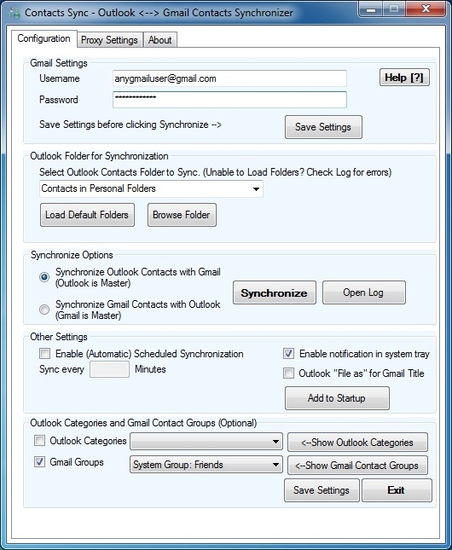 Contacts Sync