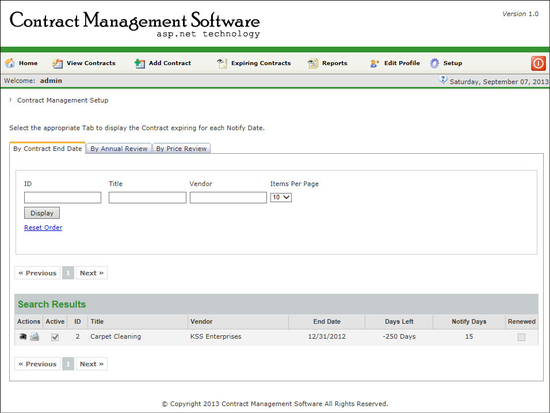 Contract Management Software