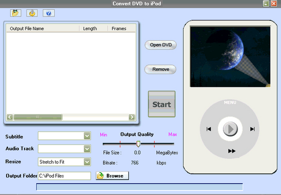 Convert DVD to iPod