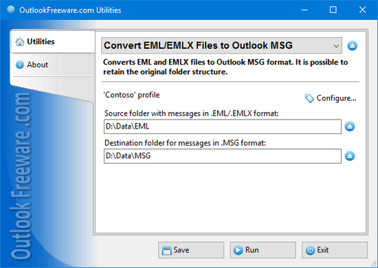 Convert EML Files to Outlook MSG