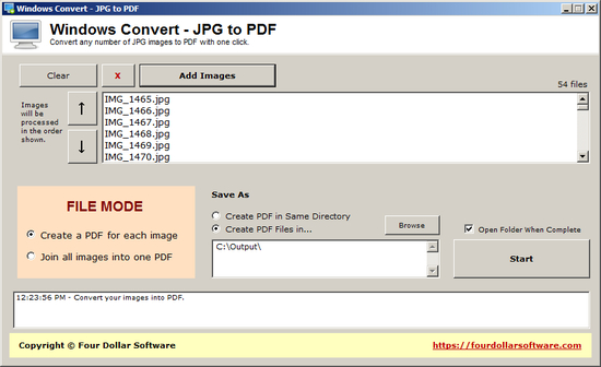 Convert JPG to PDF for Windows