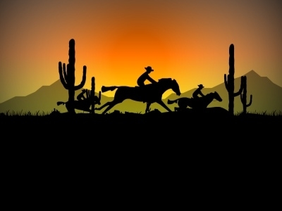 Cowboy Ride Screensaver