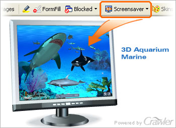 Crawler 3D Marine Aquarium Screensaver