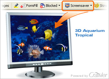 Crawler 3D Tropical Aquarium Screensaver